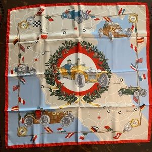 Brand New Silk Chopard Racing Theme Scarf